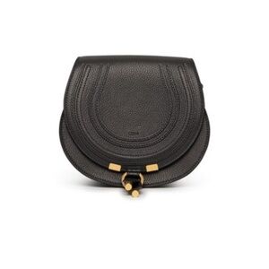 Chloe Small Marcie Leather Saddle Bag